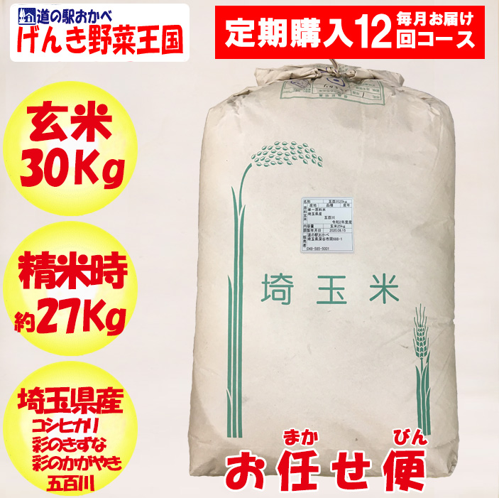 ●お米の袋　30kg×2