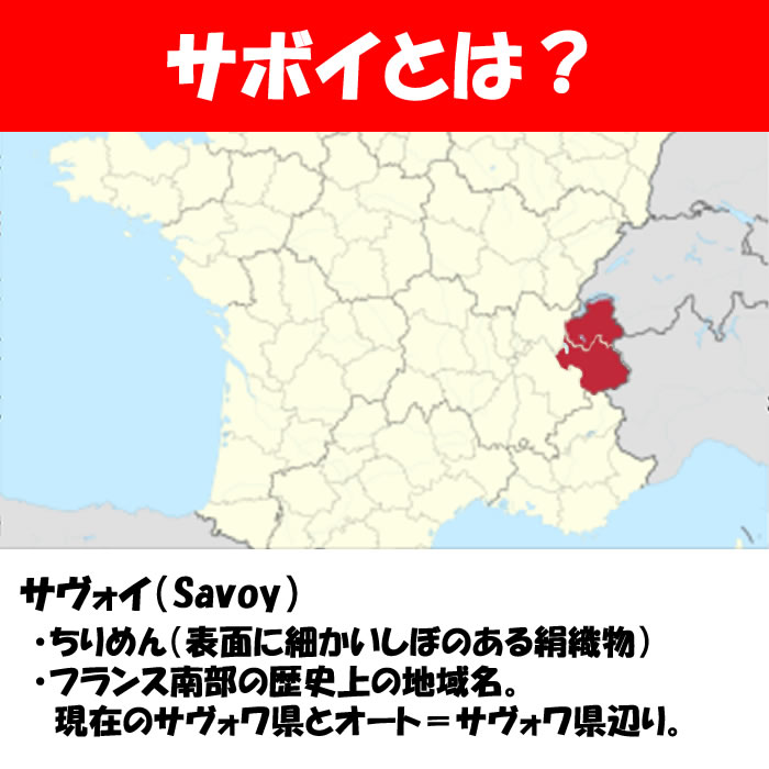 サボイ地方とは?