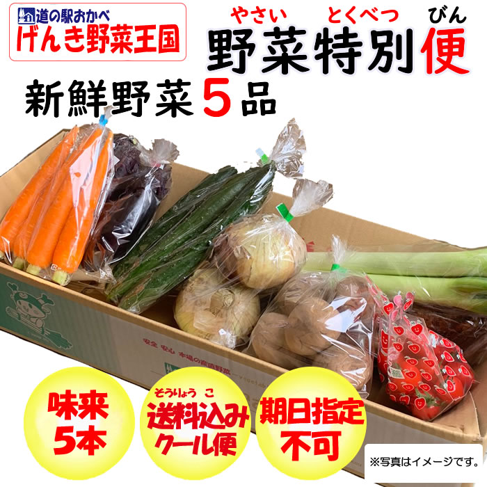 新鮮野菜5品