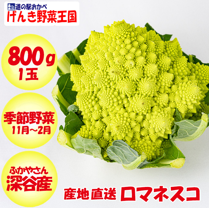 カリフラワー（ロマネスコ） １玉（約800g）