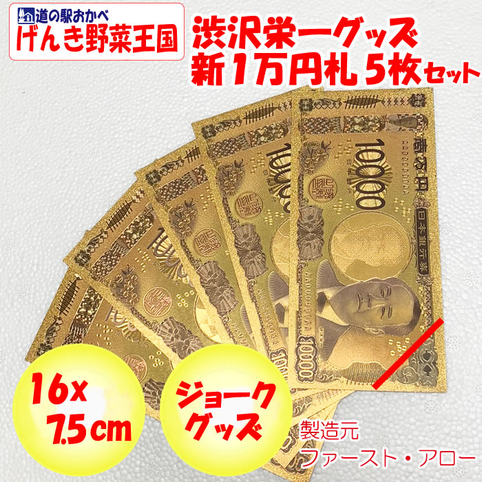 新紙幣 豪華絢爛 壱萬円札５枚セット
