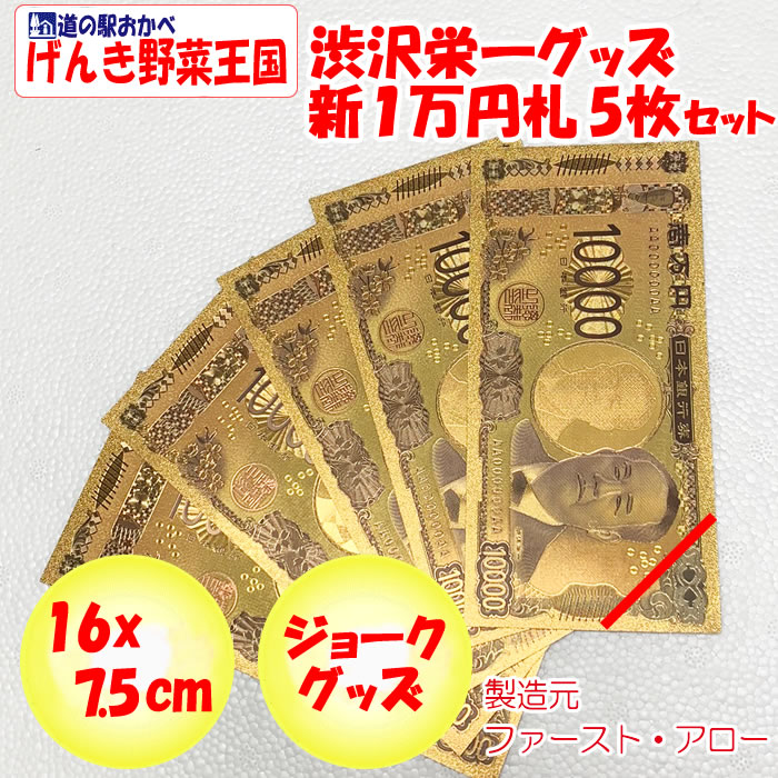 新紙幣 豪華絢爛 壱萬円札5枚セット