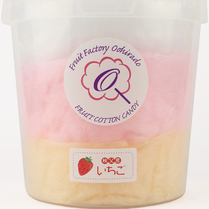 綿菓子様の専用です、‼️ バケツカップ入り綿菓子 いちご 20g【大平戸農園（埼玉県秩父郡） 送料