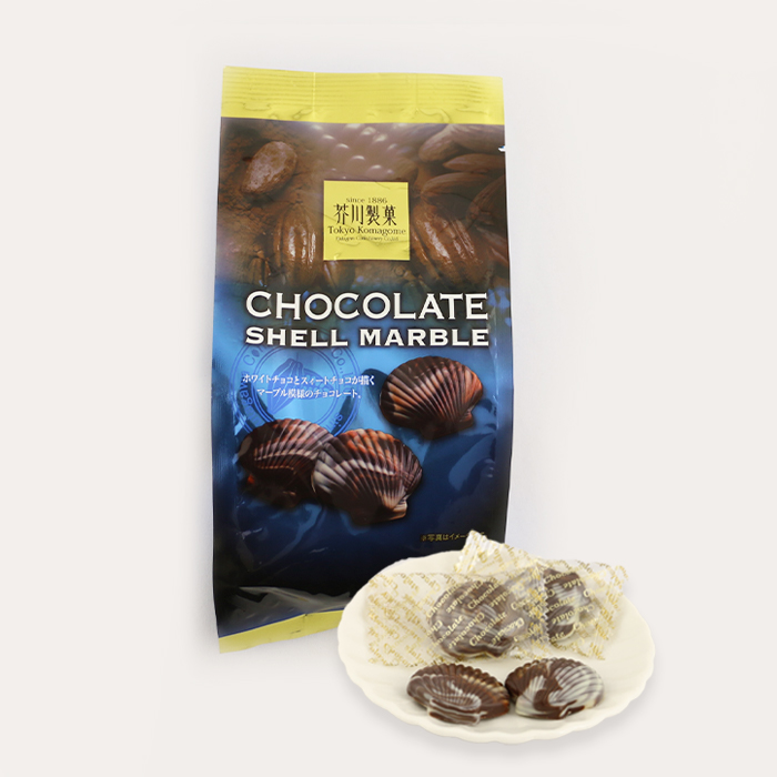 芥川製菓シェルマーブル