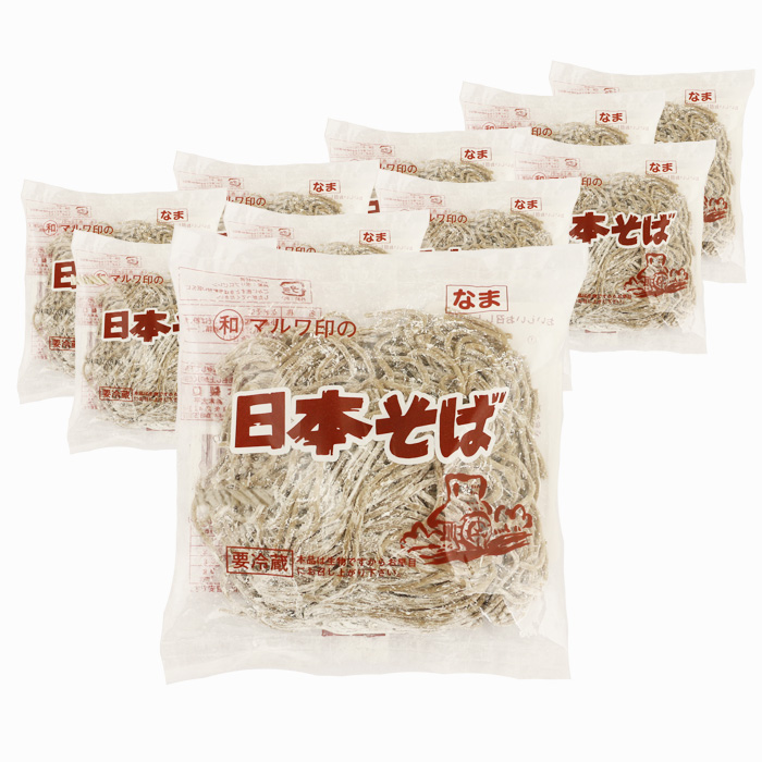 マルワ印の日本そば 140g 10玉【鈴木製麺（埼玉県深谷市）】【クール