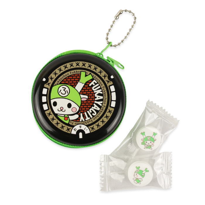 ふっかちゃんプリントラムネ 10g 5個入 長登屋【埼玉県川越市 送料別