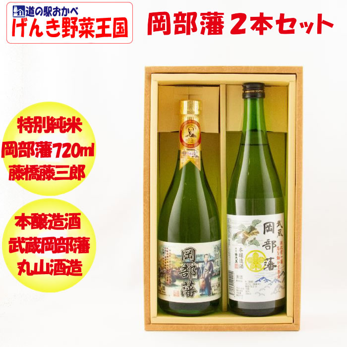 岡部藩 本醸造・特別純米 地酒セット